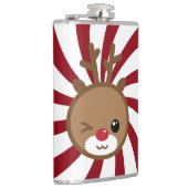 Kawaii Reindeer Flask Flachmann (Rechts)