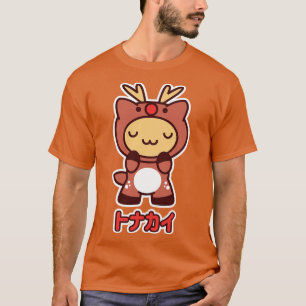 Kawaii Reindeer Kitty T-Shirt