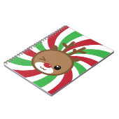 Kawaii Reindeer-Notebook Notizblock (Linke Seite)