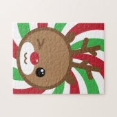 Kawaii Reindeer Puzzle (Horizontal)