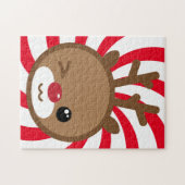 Kawaii Reindeer Puzzle (Horizontal)