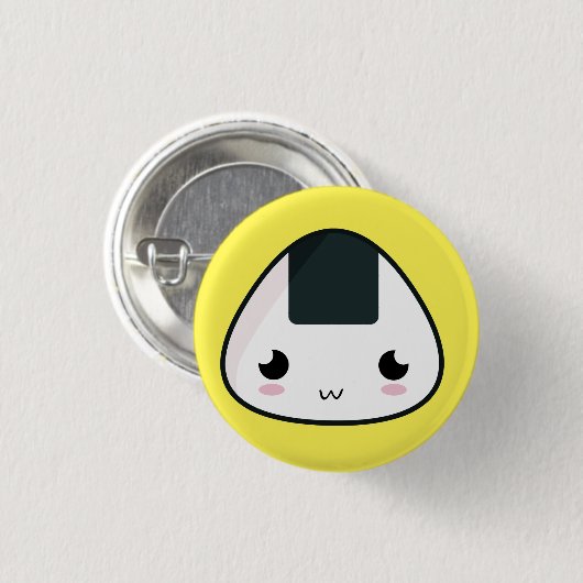 Kawaii Reisball Button (Vorne & Hinten)