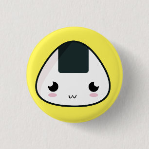 Kawaii Reisball Button