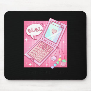 Kawaii Retro 90er japanisches Y2K Klapphandy Mousepad