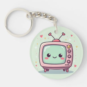 Kawaii Retro TV – Süß Schlüsselanhänger