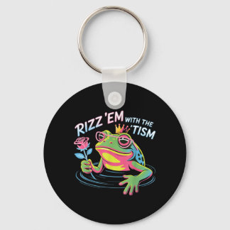Kawaii RIZZ EM mit TISM Frog Prince Autism OT ABA Schlüsselanhänger