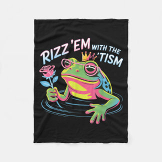 Kawaii RIZZ EM mit TISM Froschprinz Autismus OT AB Fleecedecke