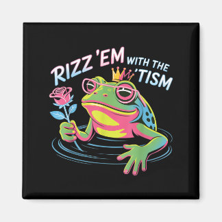 Kawaii RIZZ EM mit TISM Froschprinz Autismus OT AB Magnet