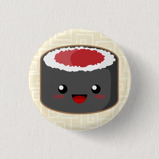 Kawaii Rolle Button (Vorderseite)