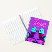 Kawaii Romantic Cactus Spiral Notebook Notizblock (Innenseite)