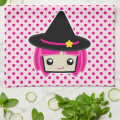Kawaii Rosa Haar Rosa Handtuch (Gefaltet)