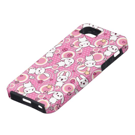 kawaii rosa Muster Case-Mate iPhone Hülle (unten)