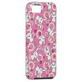 kawaii rosa Muster Case-Mate iPhone Hülle (Rückseite/rechts)
