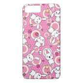 kawaii rosa Muster Case-Mate iPhone Hülle (Rückseite)