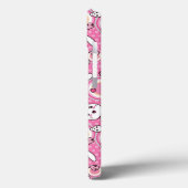 kawaii rosa Muster Case-Mate iPhone Hülle (Rückseite / Links)
