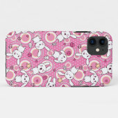 kawaii rosa Muster Case-Mate iPhone Hülle (Rückseite (Horizontal))