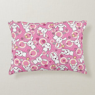 kawaii rosa Muster Dekokissen