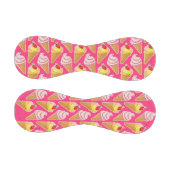 Kawaii-rosa Muster mit Erdbeereis Baseball (Paneele)