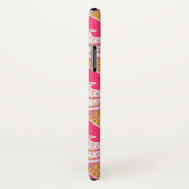 Kawaii-rosa Muster mit Erdbeereis Case-Mate iPhone Hülle (Hinten/Rechts)