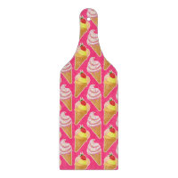 Kawaii-rosa Muster mit Erdbeereis