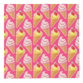 Kawaii-rosa Muster mit Erdbeereis Würfel (Rechts)