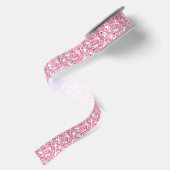 kawaii rosa Muster Satinband (Rückseite)