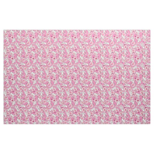 kawaii rosa Muster Stoff (Fat Quarter (45,7 x 55,9 cm))