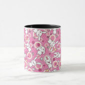kawaii rosa Muster Tasse (Zentrum)