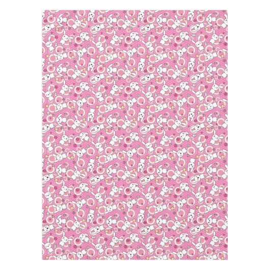 kawaii rosa Muster Tischdecke (Vorderseite)