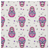 Kawaii Rosa Russische Puppe Stoff (Muster)