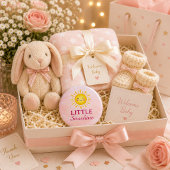 Kawaii Rosafarbenes Kleines Sonnenschein Button