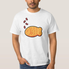 Kawaii rote Bohne Taiyaki japanischer T-Shirt