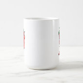 Kawaii rote scharfe Paprika-Diva Kaffeetasse (Mittel)