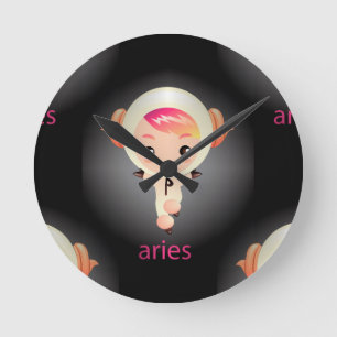 Kawaii Runde Wanduhr