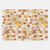 Kawaii Sakura Arare Snack Geschenkpapier Set (Vorderseite 3)
