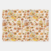 Kawaii Sakura Arare Snack Geschenkpapier Set (Vorderseite)