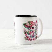 Kawaii Sakura Bunny Tasse (VorderseiteRechts)