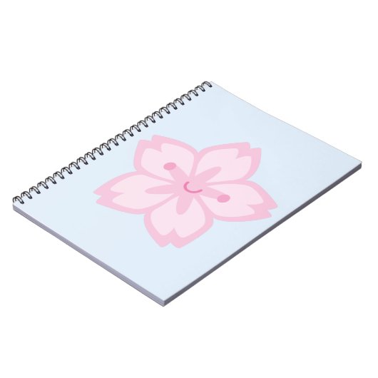 Kawaii Sakura Cherry Blossom Blume Notizblock (Linke Seite)