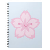 Kawaii Sakura Cherry Blossom Blume Notizblock (Vorderseite)