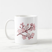 Kawaii sakura flowers kaffeetasse (Links)