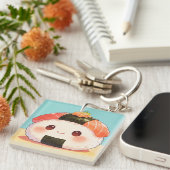 Kawaii Salmon Nigiri Keychain Schlüsselanhänger (Vorderseite rechts)