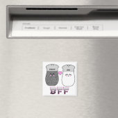 Kawaii Salt n Pepper BESTE FREUNDIN Magnet (In Situ (Geschirrspüler))
