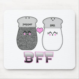 Kawaii Salt n Pepper BESTE FREUNDIN Mousepad