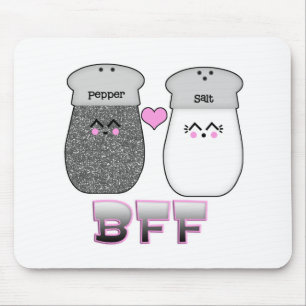 Kawaii Salt n Pepper BESTE FREUNDIN Mousepad