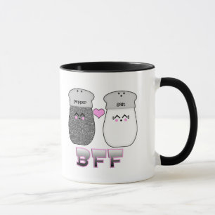 Kawaii Salt n Pepper BESTE FREUNDIN Tasse