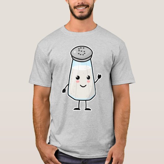 Kawaii Salt Shaker: Beste Freundinnen oder Paare T-Shirt (Vorderseite)