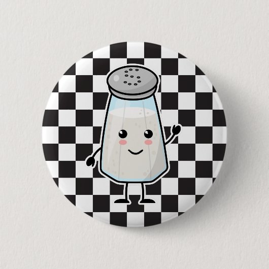 Kawaii Salt Shaker: Die besten Freunde für immer B Button (Vorderseite)