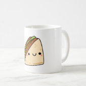 Kawaii-Sandwich Kaffeetasse (VorderseiteRechts)