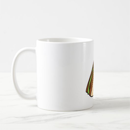Kawaii-Sandwich Kaffeetasse (Links)
