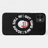 Kawaii Santa Case-Mate iPhone Hülle (Rückseite (Horizontal))